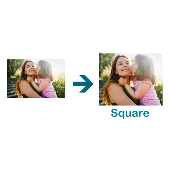 As Is Square Sticker